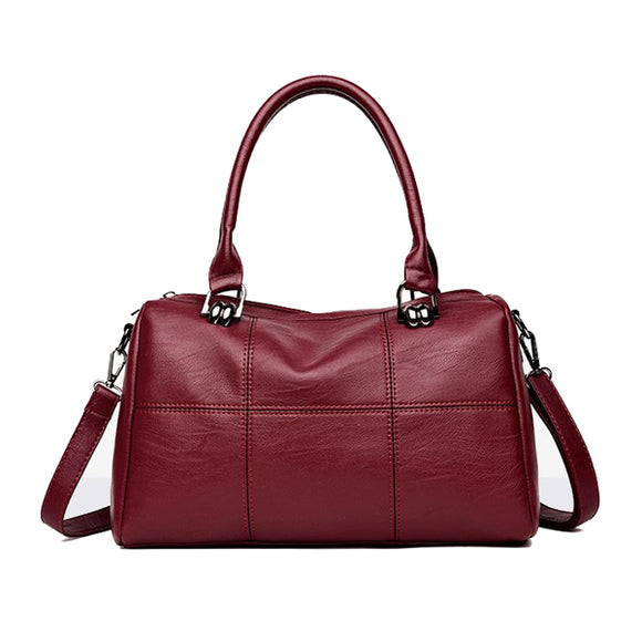 Women Classic PU Leather Handbag Crossbody Bag