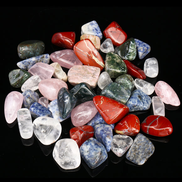 1000g Natural Quartz Crystals Bulk Mixed Gemstones Healing Tumbled Stone