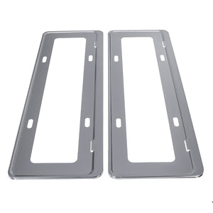 Aluminum Alloy Metal License Plate Frame Shield Professional For Tesla 3/S/X