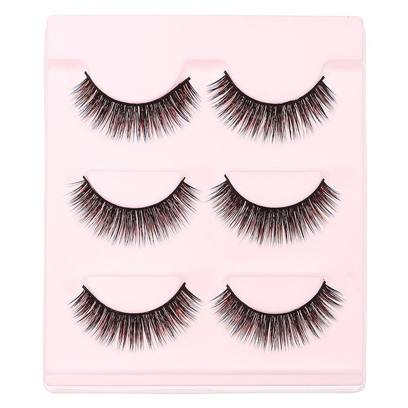 Mermaid 3D False Eyelashes Set False lashes Makeup Natural Eyelashes Extension for Stage