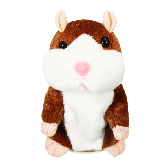 16/18cm Speaking Hamster Plush Toy Children Record Sound Game Battery Powered Toys