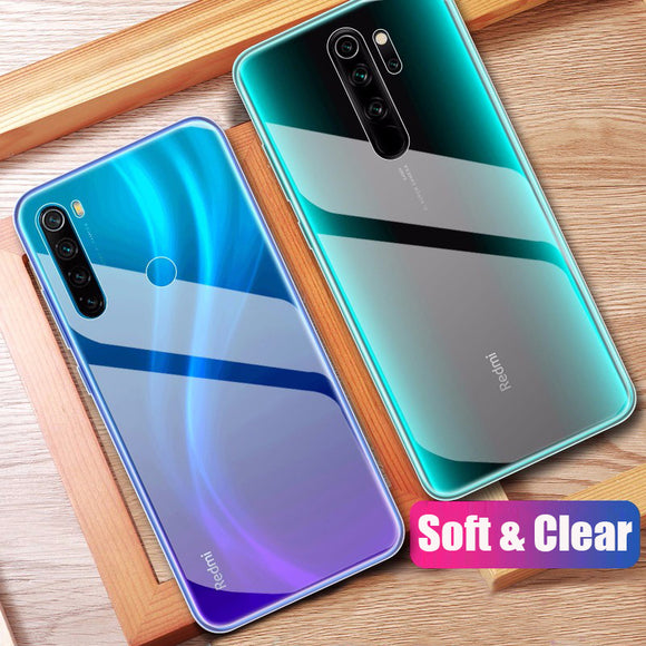BAKEEY Transparent Ultra-thin Soft TPU Protective Case For Xiaomi Redmi Note 8 Pro