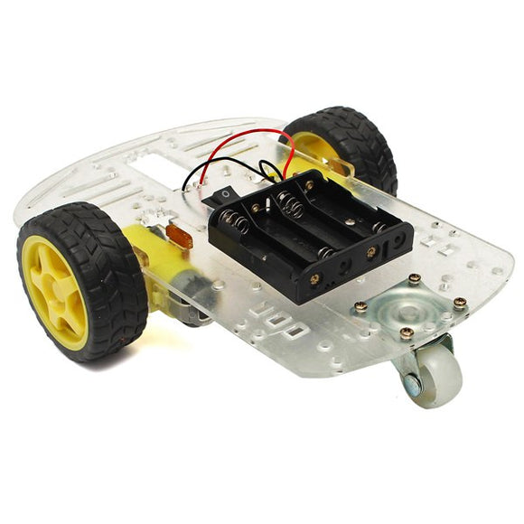 DIY Smart Motor Robot Car Chassis Battery Box Kit Speed Encoder For Arduino