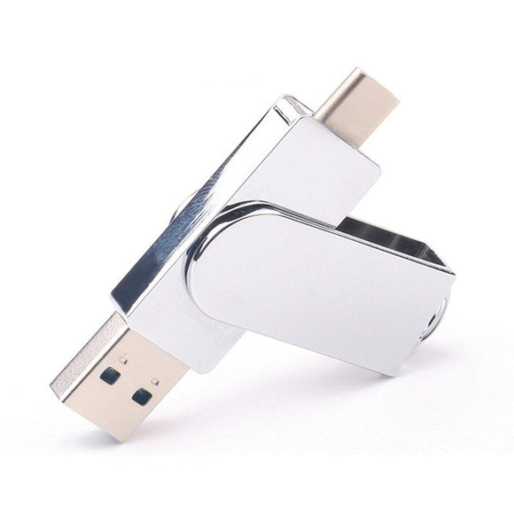 Universal Metal 32GB 64GB Type-c OTG USB 3.0 U Disk Flash Drive for Xiaomi Mobile Phone Tablet PC