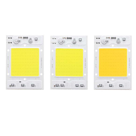 LUSTREON AC110V/220V 30W 40W 50W White/Warm White COB LED Chip 100lm/w for DIY Flood Light