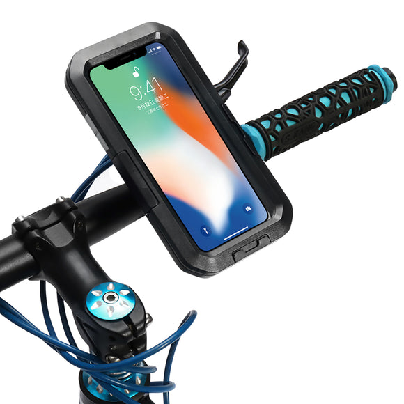 IPX8 Waterproof Bike/Bicycle Handlebar Holder Protective Case For iPhone X