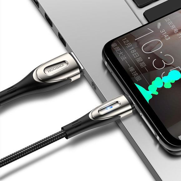 JOYROOM 3A Type-C Micro USB Indicator Light Fast Charging Data Cable For Huawei P30 Mate 20Pro Xiaomi Mi8 Mi9 Redmi 7A Redmi 6Pro OUKITEL Y4800