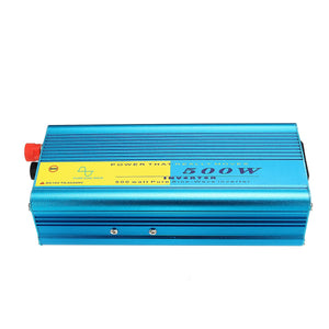 DC 12V to AC 220V 1000W Peak Solar Power Inverter USB Pure Sine Wave Converter