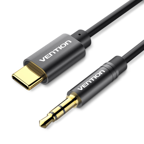 Vention BGA Type C to 3.5mm Audio Cable USB C to 3.5mm Male Spring Aux Cable for Xiaomi Headphone