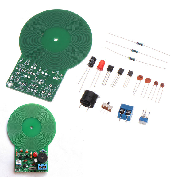 10pcs DIY Electronic Kit Set Metal Detector Electronic Detector Parts DIY Soldering Practice Board for Skill Competition