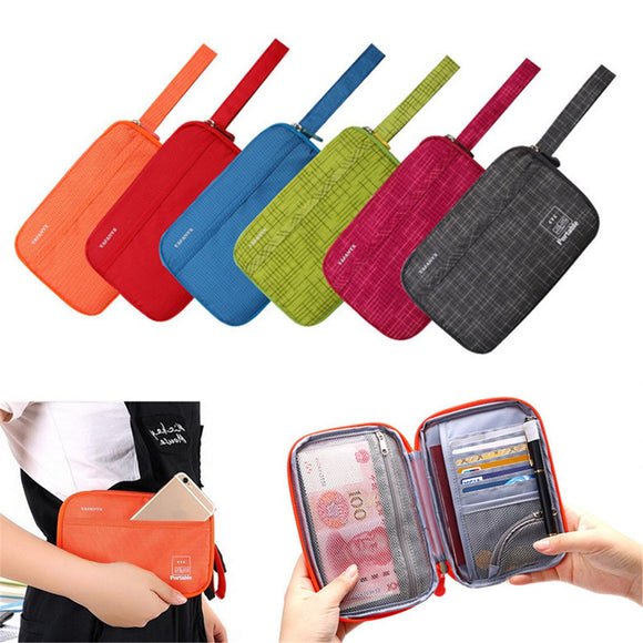 Multifunctional Passport Holder Phone Wallet Bag For iPhone X/8/8 Plus/Samsung Galaxy S9/S9 Plus