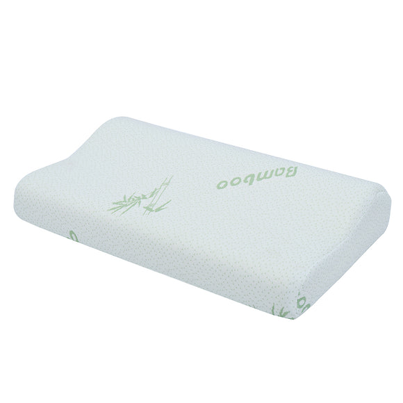 Luxury Bamboo Fiber Pillow Comfortable Sleep Memory Foam Pillow Hypoallergenic