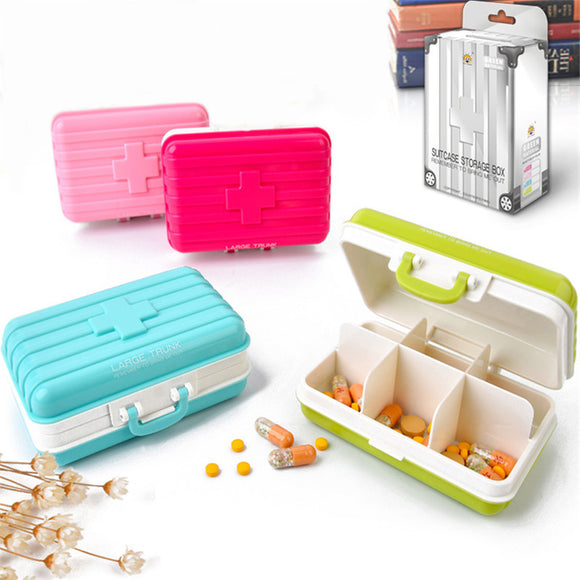 Honana HN-B18 Travel Pill Box Tablet Organizer Vitamin Medicine Case Create Jewel Storage Boxs