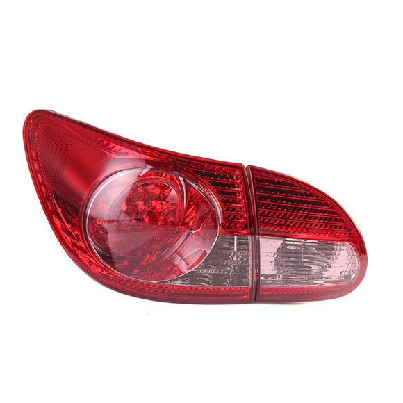 Car Rear Left Tail Light Cover Red with No Bulb for Toyota Corolla 2003-2008 TO2800144