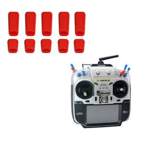 10 PCS LDARC Rubber Anti-slipping Stick Switch Cap for Frsky X9D Plus Flysky JR Radio Transmitter