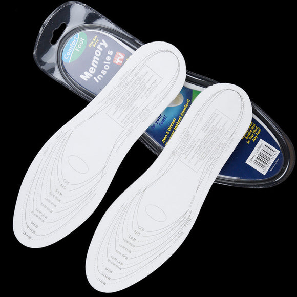 Memory Foam Cotton Tailorable Reduce Vibration Insoles