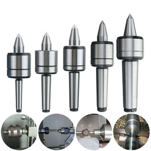 MK1/MK2/MK3/MK4/MK5 60 Degree Live Milling Center Tool Precision Morse Taper Bearing Lathe Turning Revolving