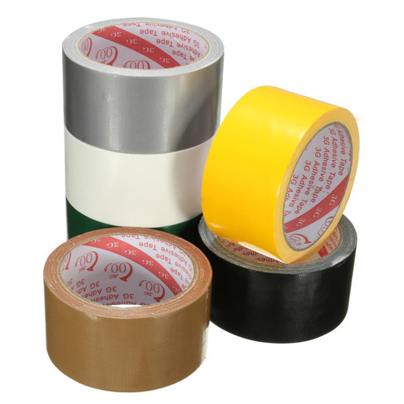 50mmx10m Strong Permanent Waterproof Cloth Tape Self Adhesive Repair Home Carpet Decor