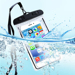 Kisscase Luminous Touch Screen Waterproof Phone Bag For 4.0-6.5 inch Smart Phone iPhone XS Max Samsung Galaxy S10+