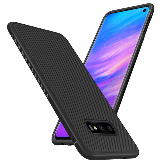 Bakeey Carbon Fiber Protective Case For Samsung Galaxy S10e Shockproof Soft TPU Back Cover