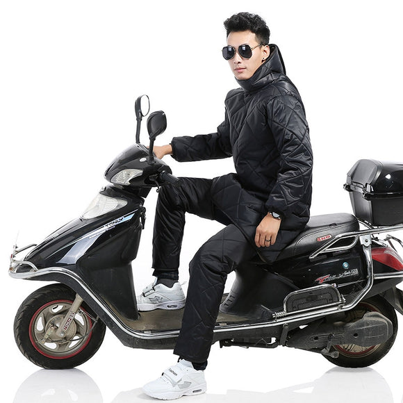 Winter Motorcycle Scooter Riding Windproof Clothing Waterproof Warm Separated Type