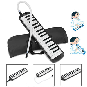 IRIN 32 Keys Tones Music Melodica Keyboard with Carrying Bag for Kids Students Practice