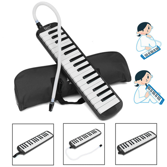 IRIN 32 Keys Tones Music Melodica Keyboard with Carrying Bag for Kids Students Practice