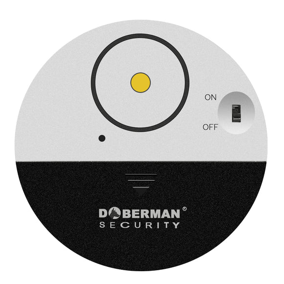 DOBERMAN SECURITY 100dB Wireless Door & Window Alarm Vibration Alert Sensor System