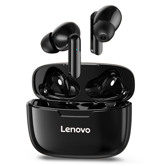 Lenovo XT90 TWS bluetooth 5.0 Earphone Low Latency HiFi Bass Waterproof Sport Gaming Headphones with Noise Cancelling Mic Type-C Charging