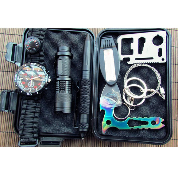 Outdoor SOS Emergency Equipment Tool Supplies Survival Kit