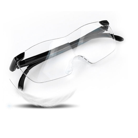1.6x Magnifying Glasses Magnifying Lens Wearable Reading and Newspaper Reading 250 Reading Glasses