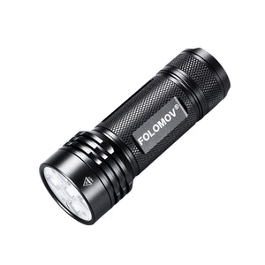 FOLOMOV 26650S 5x XP-G2 2000Lumens 8Modes 26650 Tactical Flashlight