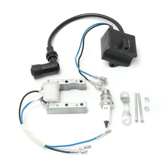 50cc 60cc 80cc CDI Ignition Coil Magneto For Motorized Engine Bicycle Spark Plug