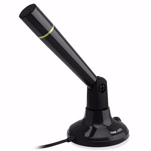 Invons TMK-G22 Computer Microphone Karaoke 360 Degree Rotation Wired Tabletop Condenser Microphone