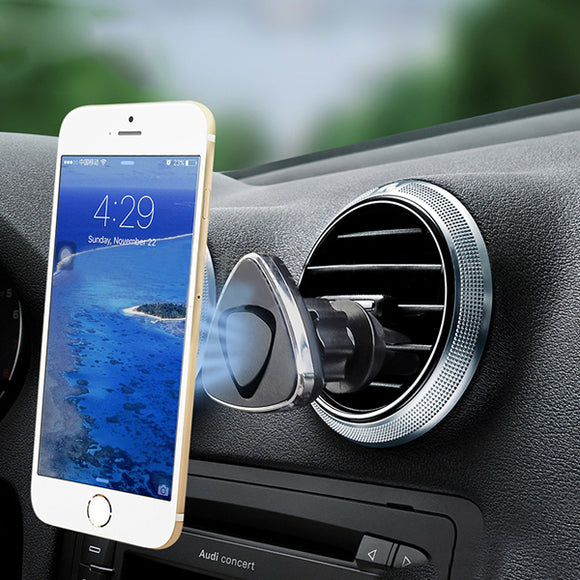 360 Rotation Magnetic Car Air Vent Outlet Mount Phone Holder for iphone 6 plus Samsung GPS