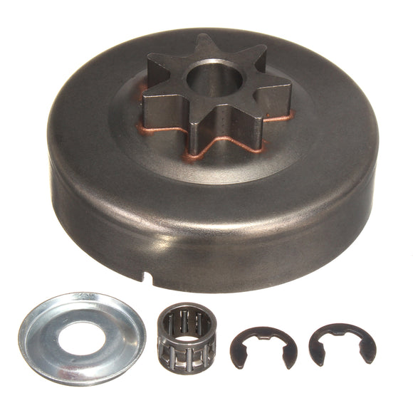 3/8 7T Clutch Drum Sprocket Bracket Kit For Stihl 029 039 MS290 MS310 MS390 11256402004 Chainsaw
