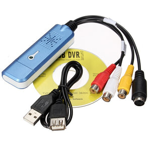 USB 2.0 Converter Audio Video Grabber Capture Adapter for Computer NTSC PAL