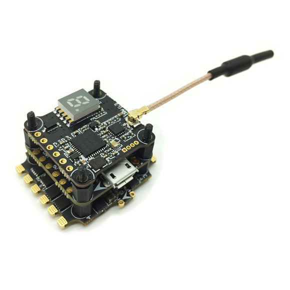 20x20mm HGLRC F438-TX20 V2 Flytower Micro F4 Flight Controller & 33A BL_S ESC & 25/100/200/350mW VTX
