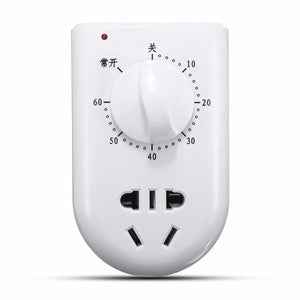 Programmable 60 Minute Wall Outlet Timer Switch Energy Saving Electronic Plug Socket