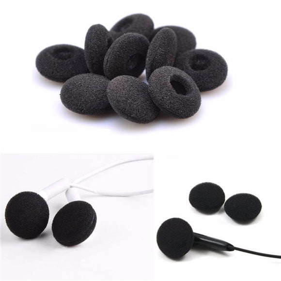 10 Pcs Universal Soft Sponge Dust-proof Replacement Ear Muffs for Earbud Headphonees