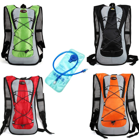 2L Outdoor Portable Water Bladder Bag Hydration Backpack Sports Camping Hiking