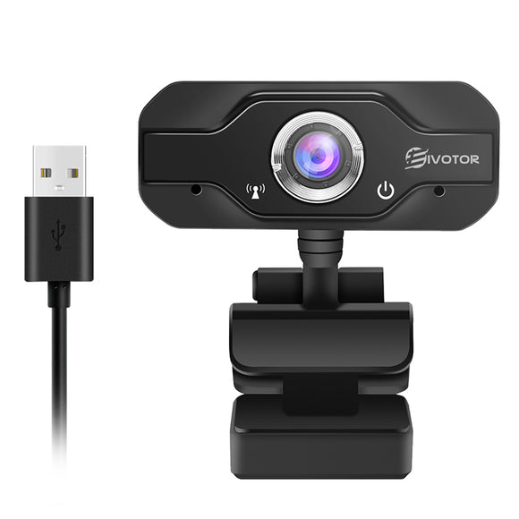 EIVOTOR 1080P HD CMOS Sensor Webcam Adjustable Angel Computer Camera
