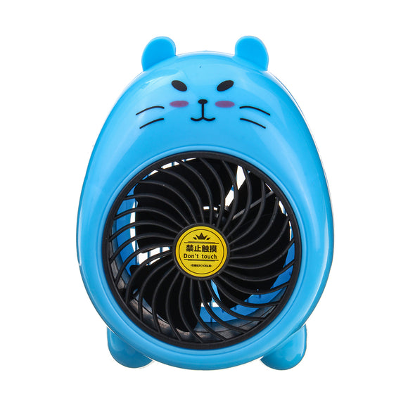2.5W USB Cartoon Mini Electric Fan Table Desktop Cooling Fan