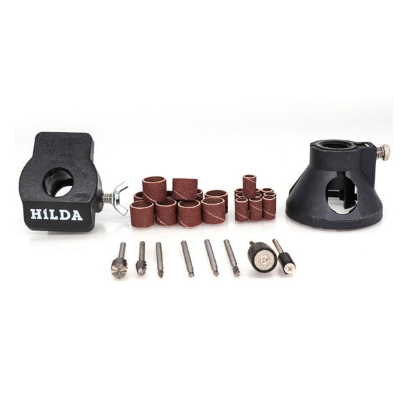 7/11/30pcs Rotary Burr Sanding Band Grinding Head Mini Drill Bits Kit for Dremel