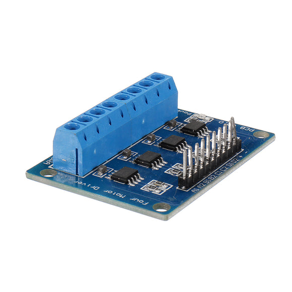 10pcs 4CH 4 Channel HG7881 Chip H-bridge DC 2.5-12V Stepper Motor Driver Module Controller PCB Board 4 Way 2 Phase