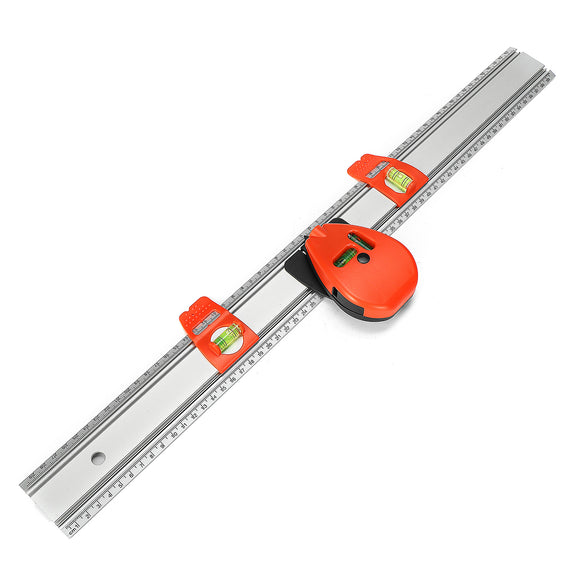 300mm Aluminum Alloy Laser Level Magnet Ruler Measuring Tool