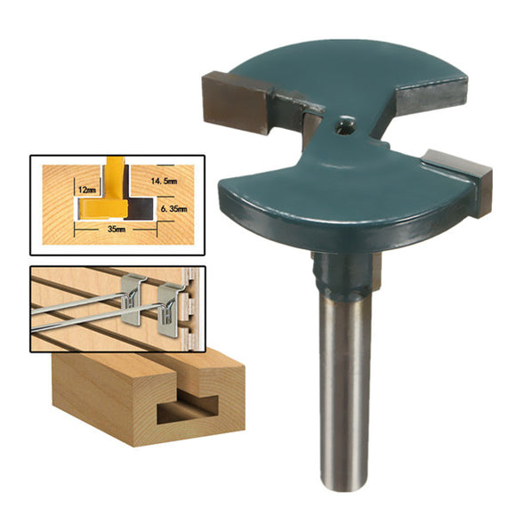 1/4 Inch Straight Shank T Slot Router Bit T-Track Woodworking Cutter