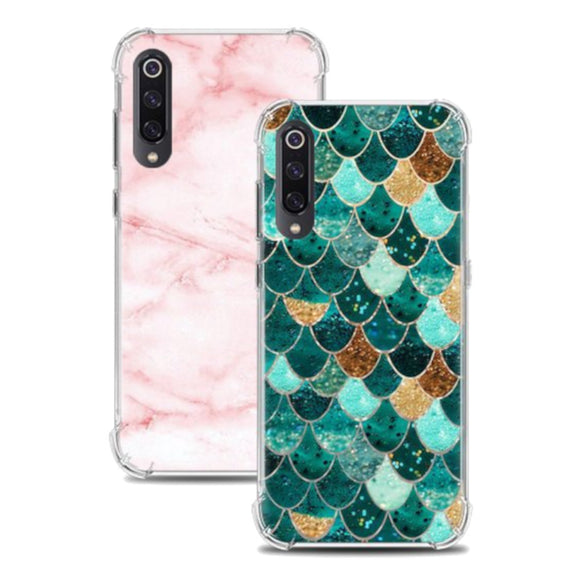 Bakeey Shockproof Air Cushion Corner Soft TPU Colorful Protective Case for Xiaomi Mi9 / Mi 9 Transparent Edition (6.39)