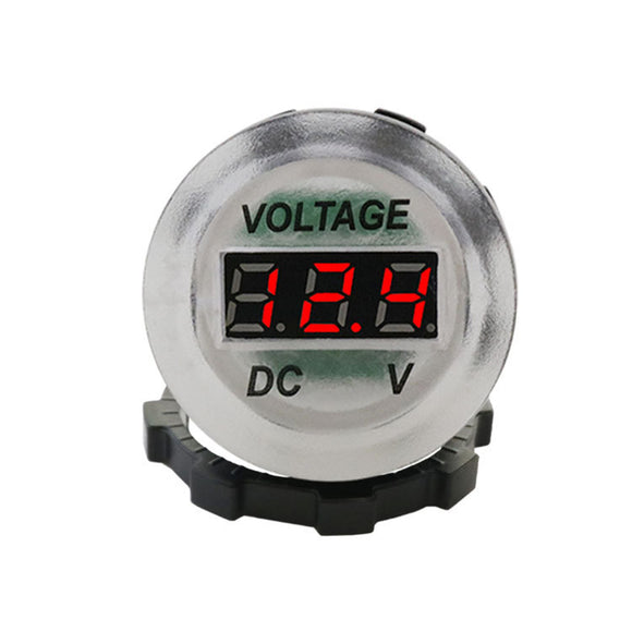 DC 12V 24V Car Battery Voltmeter LED Digital Display Volt Meter Tester Modified Motorcycle Car Boat Accessories