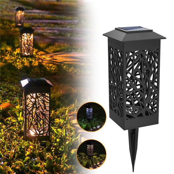 Solar LED Landscape Lawn Lamp Torch Garden Lantern Light Outdoor Waterproof